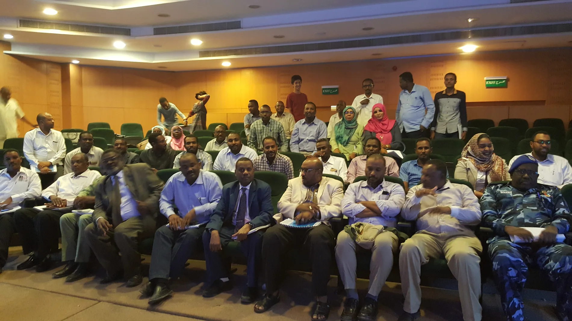 Participants at a professional event